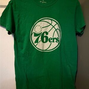 Green 76ers T-Shirt by Fanatics